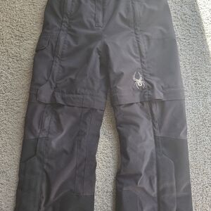 Spyder Black Ski Pants with Logo